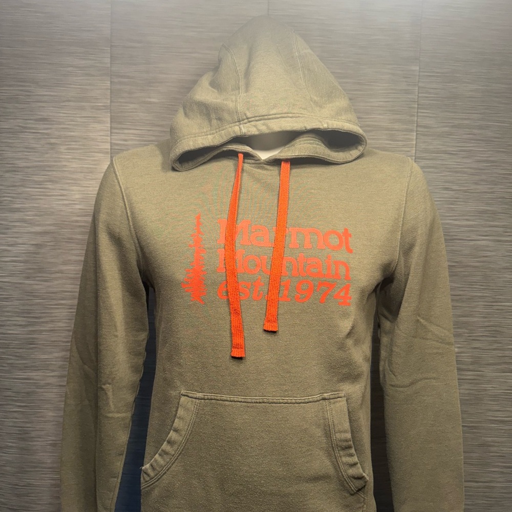 Marmot Men's Green Hoodie Size Medium
